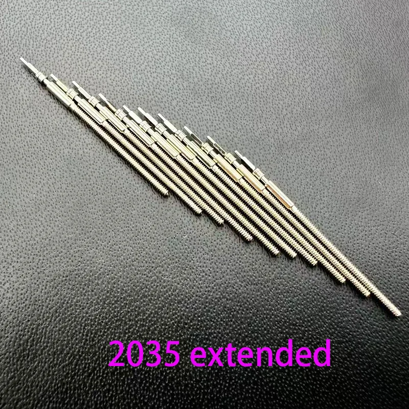 

2pcs/4pcs 2035 Extended stainless steel crown Movement Crown Stem Fit 2035 Exten Automatic Mechanical Movement Stem Repair Parts