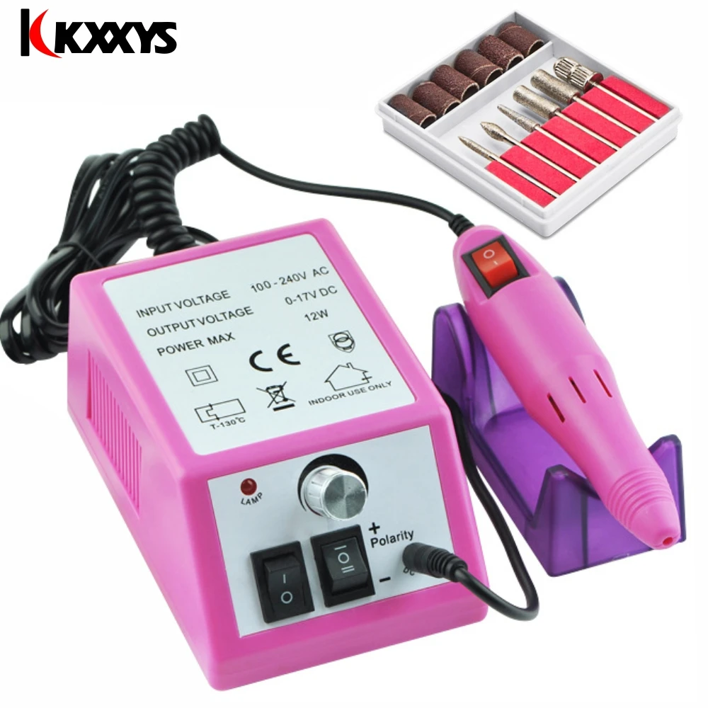 Electric Nail Drill Machine 20000RPM File Nail Milling Cutter Manicure Machine Pedicure Drill Set Nail Drill Polish Tools Kits