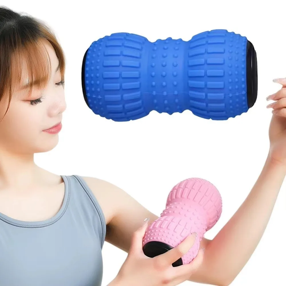 

Silicone Vibration Peanut Massage Ball USB Rechargeable Muscle Pain Relief Electric Massage Peanut Ball Fitness Equipment Small