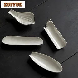 Handmade Grass Wood Ash Tea Scoop Zen Tea Infuser Spoons Chahe Tea Art Shovel Awakening Tea Ladle Kung Fu Tea Tea Ceremony Gift