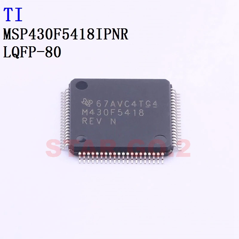 1PCSx MSP430F5418IPNR LQFP-80 TI Microcontroller