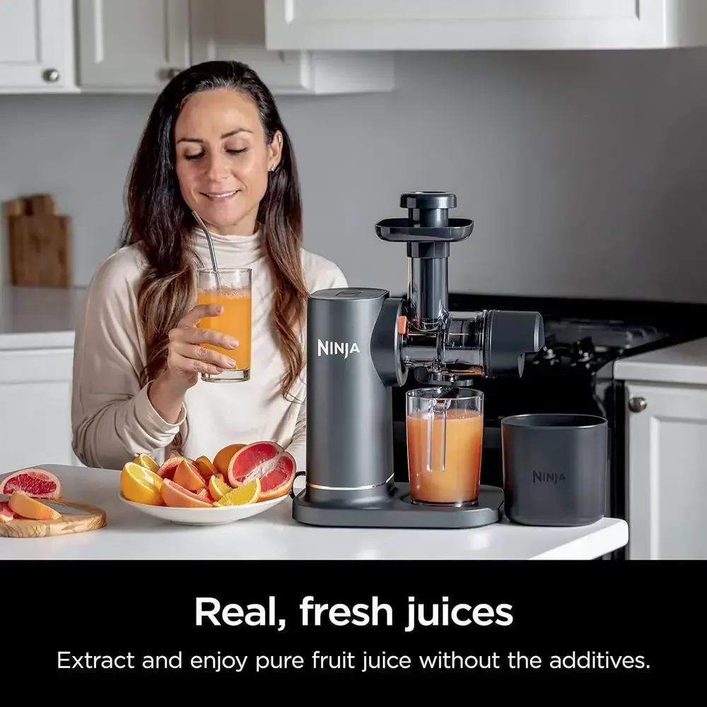 FirmHome StoreRenewed Cold Press Juicer With Total PuControl And 2 One-Touch Programs, NeverClog, Hine Gray
