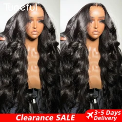 Tuneful HD Transparent 13x6 Lace Front Human Hair Wigs Raw Indian Body Wave Pre Plucked Human Hair HD Lace Frontal Wigs
