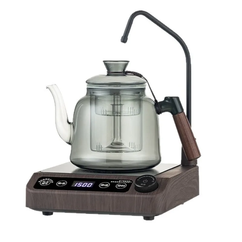 Automatic water supply electric ceramic stove, desktop smart tea maker, teapot, household silent electric tea stove