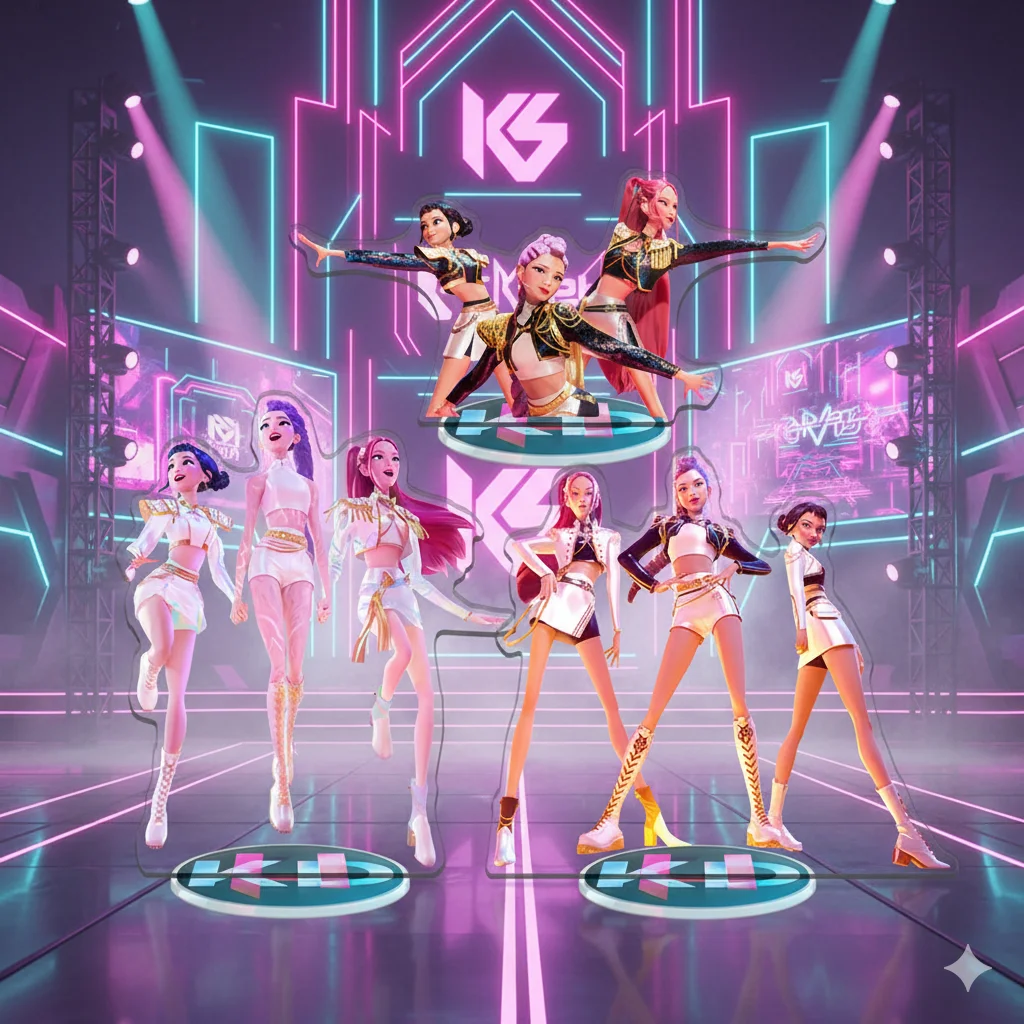 

KPOP Demon Hunter Girl Group акриловая подставка на заказ, высокое качество, товары через границу, дропшиппинг, индивидуальный заказ