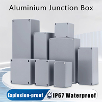 Outdoor Aluminum Enclosure IP67 Waterproof Junction Box Industry PCB Project Instrument Case Explosion-Proof Electronics Housing