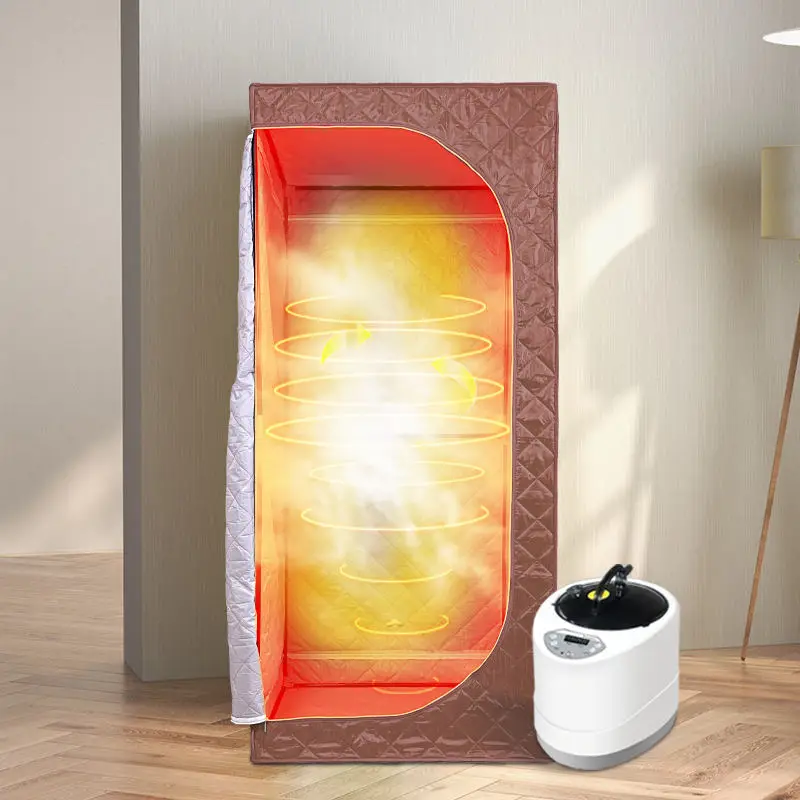 استخدام سبا المنزل المحمولة الرطب البخار نفخ غرفة ساونا داخلي الأشعة تحت الحمراء ساونا سبا خيمة #2