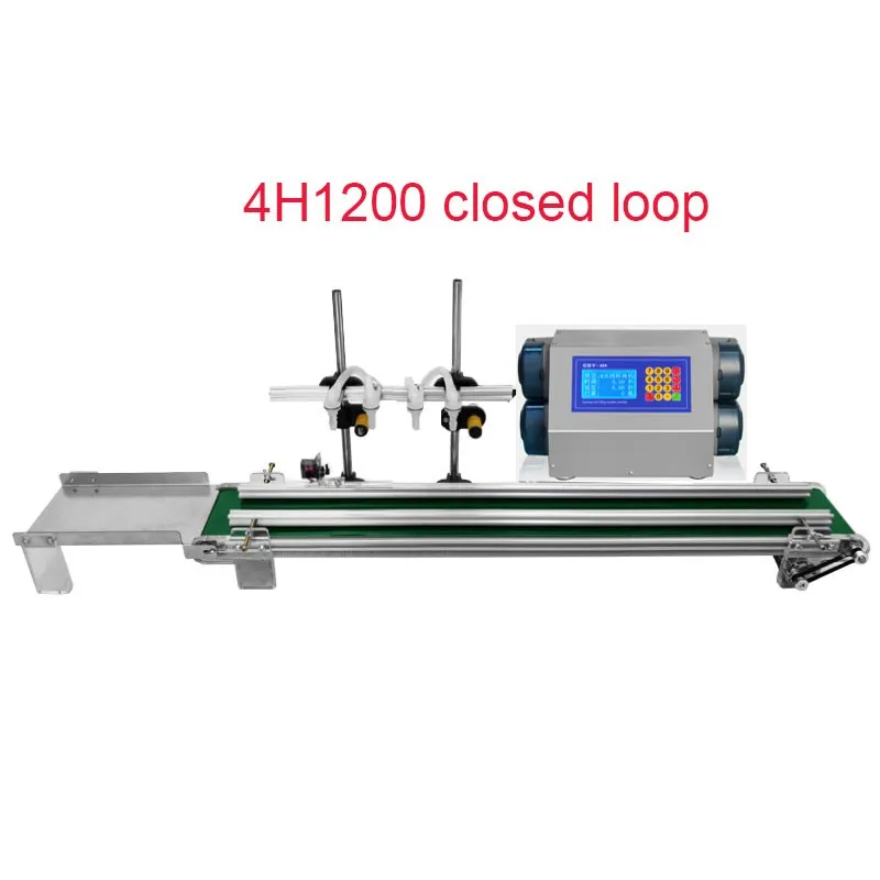 CSY-4H1200 automatic Peristaltic pump small liquid filling machine four line conveyor belt filling machine 4*1200ml/min