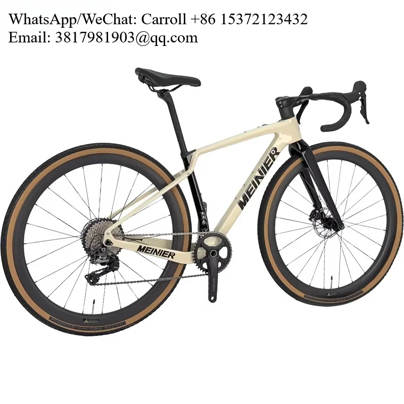 

700C Gravel Bike Carbon With 12°Gravel Integrated Handlebar Full Hidden Cyclocross Bike Carbon Fiber Gravel Road Bike