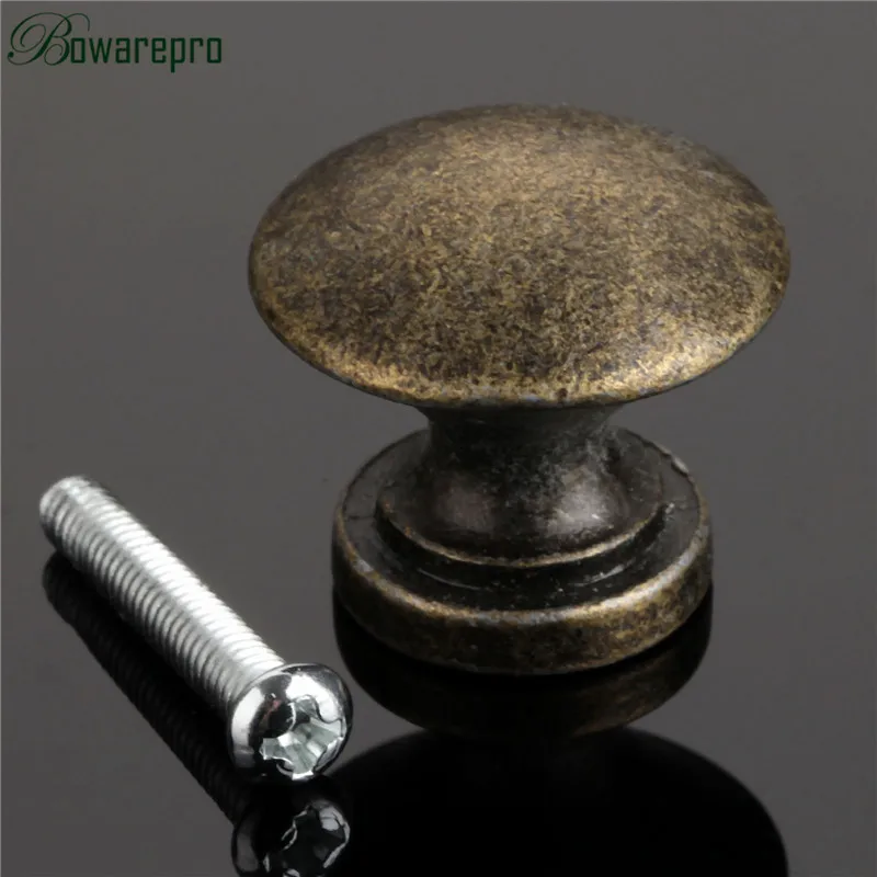 Zinc Alloy Retro Jewelry Box Buttons Dresser Drawer Wardrobe Pull Handles Mushroom Typed Cupboard Cabinet Mini Door Knob 25x23mm