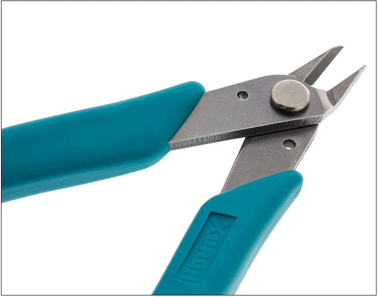 Xuron LX Micro-Shear Flush Cutter Professional Precision Wire Cutters 5 Inch High Carbon Steel Patented Blades 16 AWG Jewelry