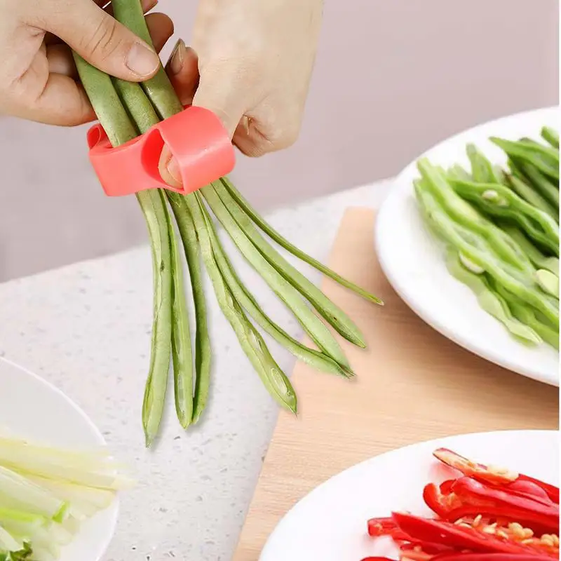 Long Bean Shredder Green Bean Frencher Tool Stainless Steel Shredder Stringer Kitchen Tool Stainless Stee For Long Beans Round