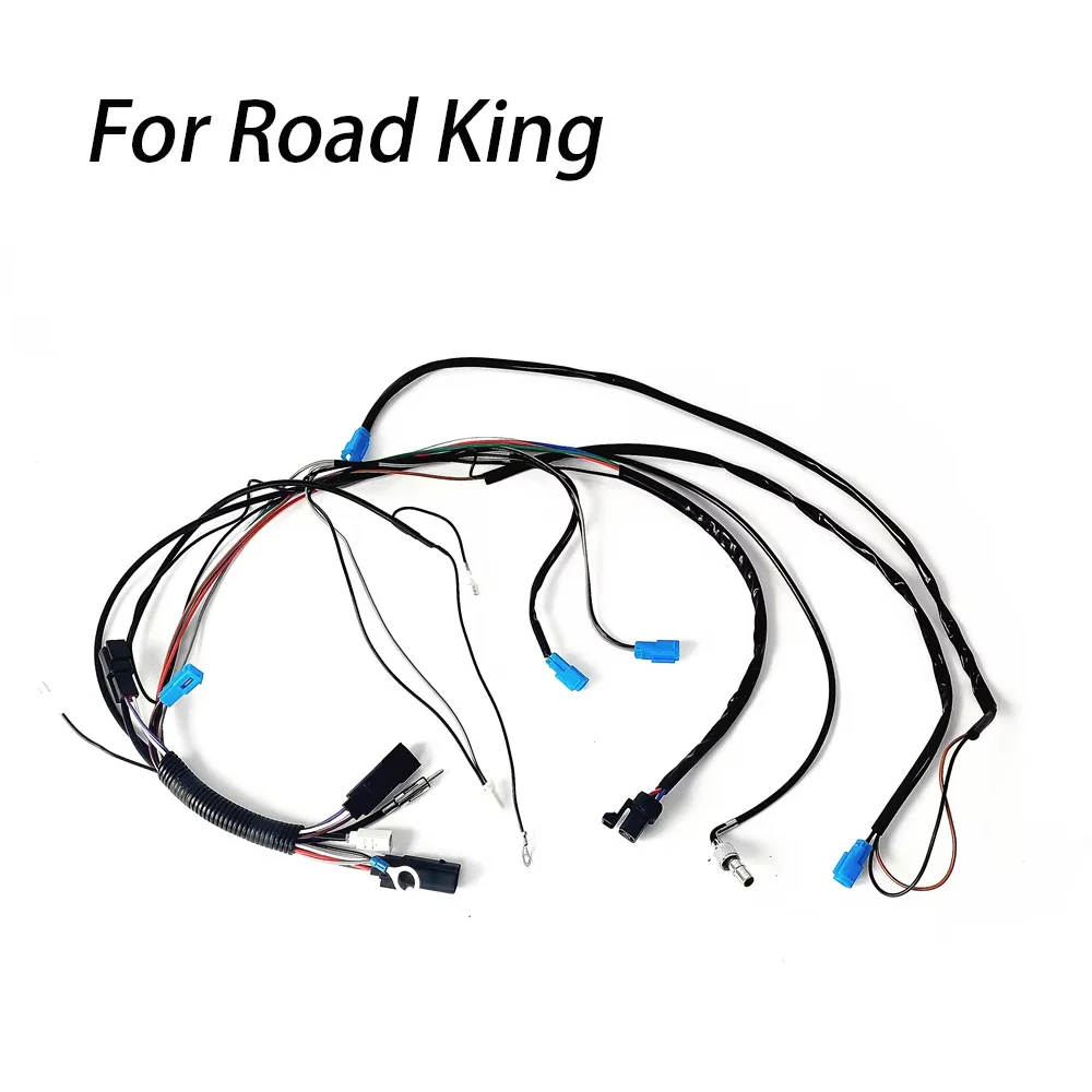 For Harley Touring Road King Street Glide CVO Ultra Electra Glide 2014 Later Tour Pak Pack Trunk Wire Wiring Cables Harness