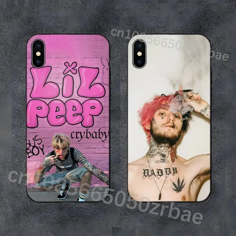 L-Lil Peep Crybaby Phone Case For Samsung S26,S25,S24,Ultra,S20,S30,Plus,S22,S23,Ultra,Plus,5G TPU Soft