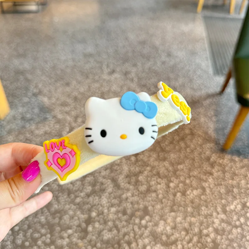 Novo sanrio olá kitty headbands yk2 chips de cabelo bonito cinnamoroll menina kawaii crianças acessórios para o cabelo crianças para presentes