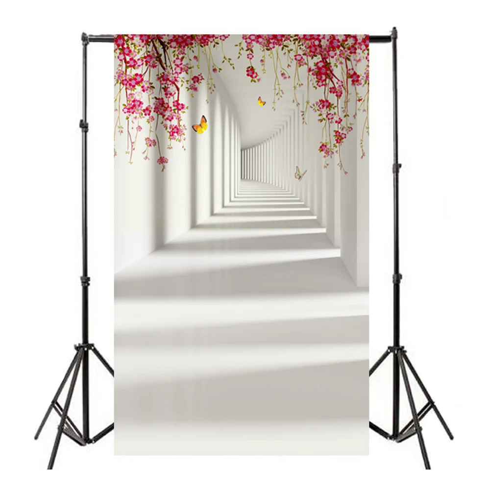 

3D Photo Studio Background Cloth Flower Pattern Clear Realistic Photography Wall Props Decoration Banner Photo Backdrop