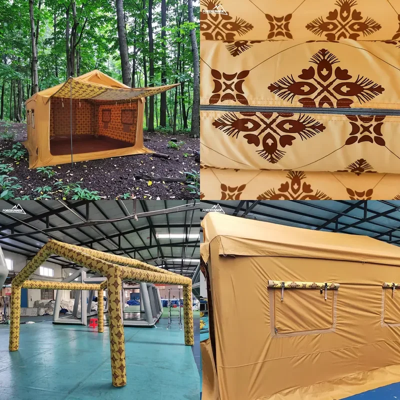 2026Hot Portable Inflatable Air Tent Windproof and Rainproof for Middle East Desert Camping