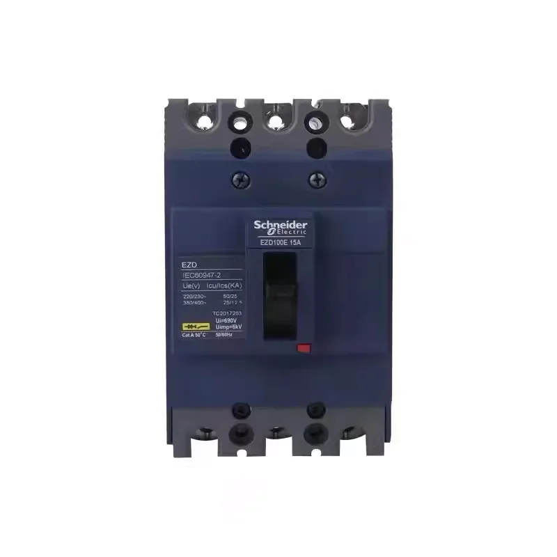 New genuine Schneider molded case circuit breaker air switch EZD100E 3P 4P 100A200A~630A three-phase main switch