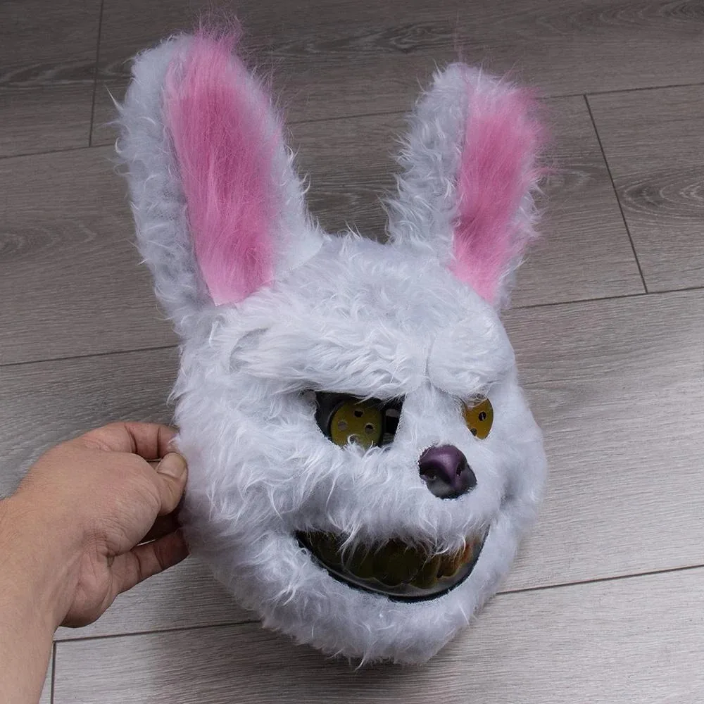 Halloween Horror Bloody Head Cover Mask Rabbit Bear Cosplay Mask Halloween Carnival Costume copricapo puntelli fatti a mano Party Dance