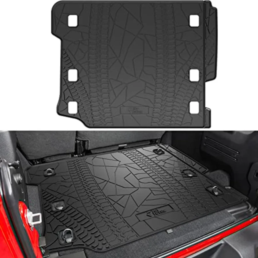 

Cargo Mat fits 2018-2026 Wrangler JL 4X4 with OEM Subwoofer All-Weather Guard Trunk Mat Cargo Liners Heavy Duty Waterproof Odor
