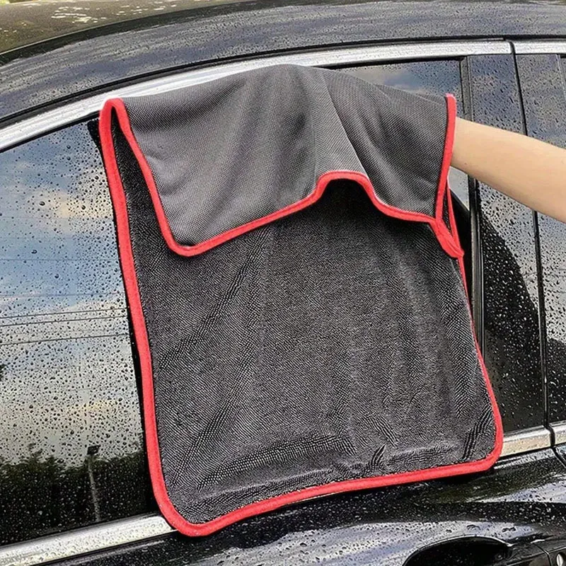 منشفة تجفيف السيارة من الألياف الدقيقة فائقة الامتصاص، تحقق حماية نهائية للسيارة، أساسية لنظافة المركبات، تصميم مدمج، ح #5