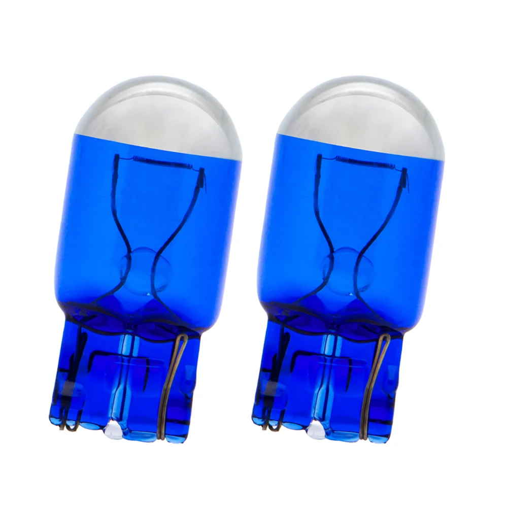 

Ruiandsion 2PCS T20 7443 Car Turn Signal Light 21W Halogen Lights 7440 21/5W Auto Tail Brake Lamps Blue Glass 12V DRL Lamp Bulb