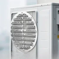 Plaque de guidage d'air en acier inoxydable sans perçage pour unité extérieure de climatiseur, installation rapide, déflecteur de chaleur pour climatisation domestique 4