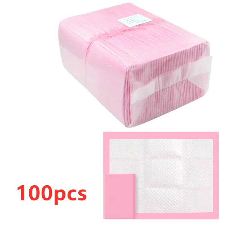 

100Pcs Baby Disposable Changing Pads Infant Underpads Waterproof Diaper Breathable Bed Table Protector Mat Baby Care Mattress