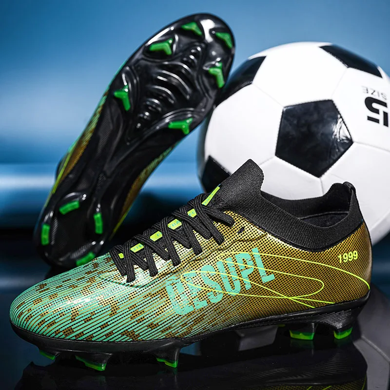 

Studded Soccer Shoes For Men Original Society Grass Cleats Football Field Boots Resistant Non Slip Ultralight Man Football Shoes