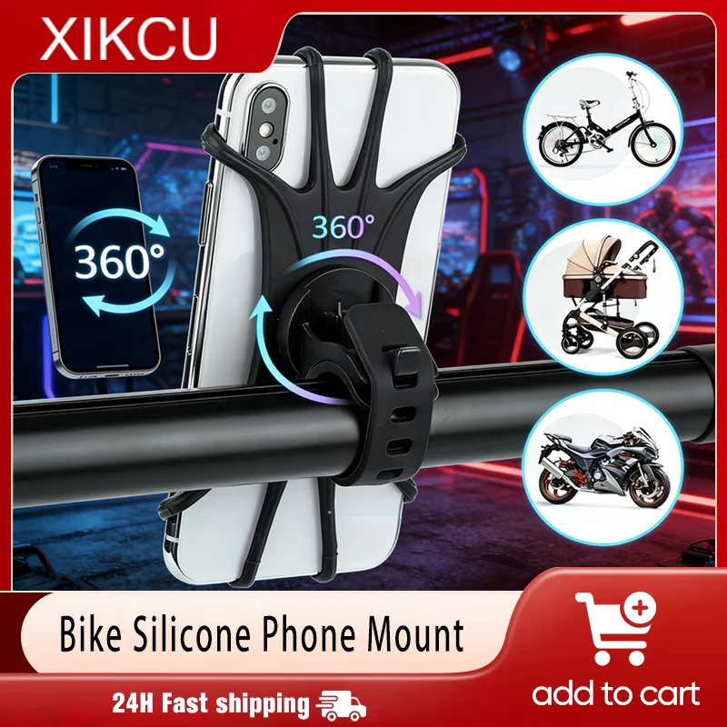 

Bike Phone Holder Bicycle Mobile Cellphone Holder Motorcycle Suporte Celular For iPhone Samsung Xiaomi Gsm Houder Fiets