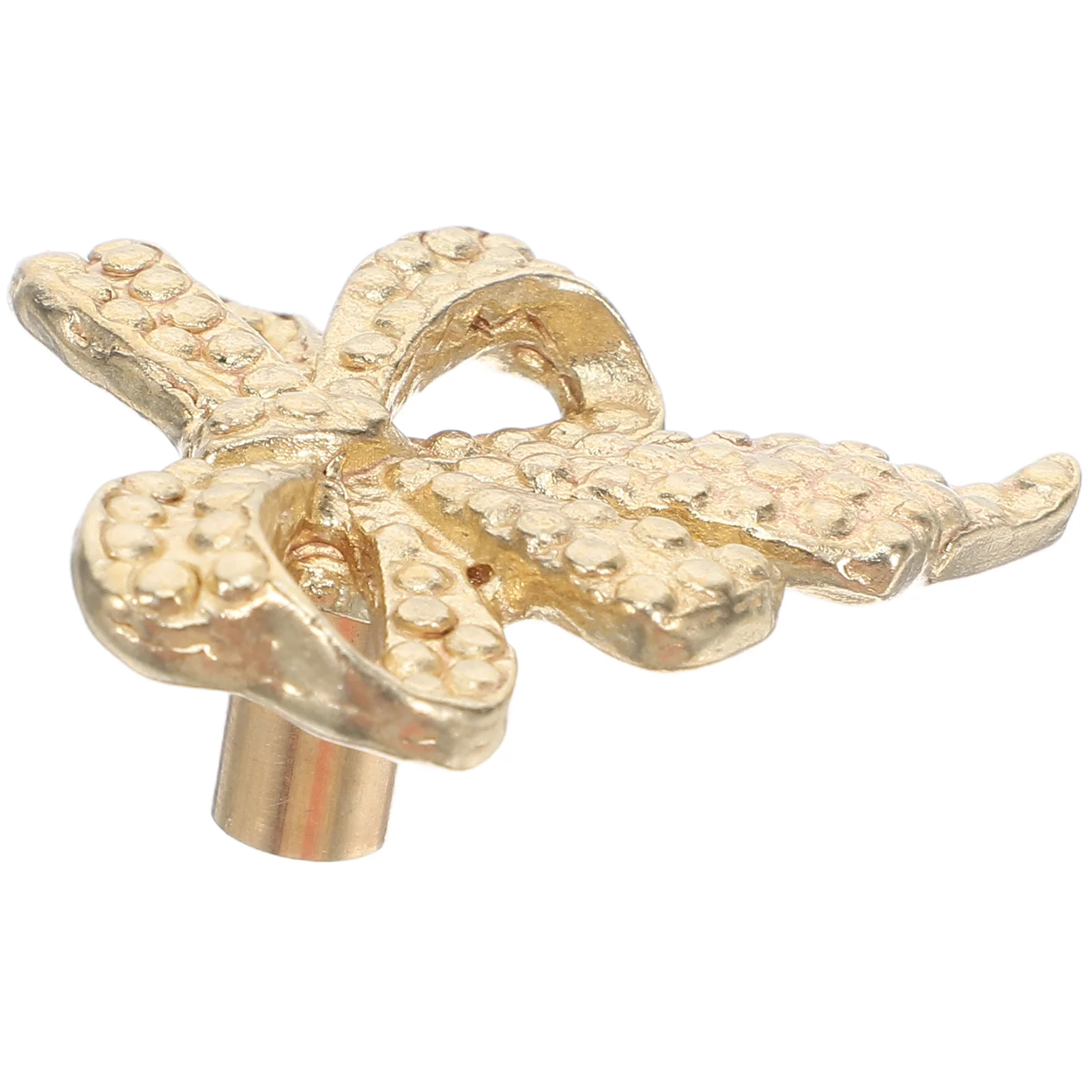 

Brass Bow Cabinet Knobs Decorative Drawer Handle for Wardrobe Dresser Kitchen Shoe Cabinet Vintage Pulls Solid Brass Handle