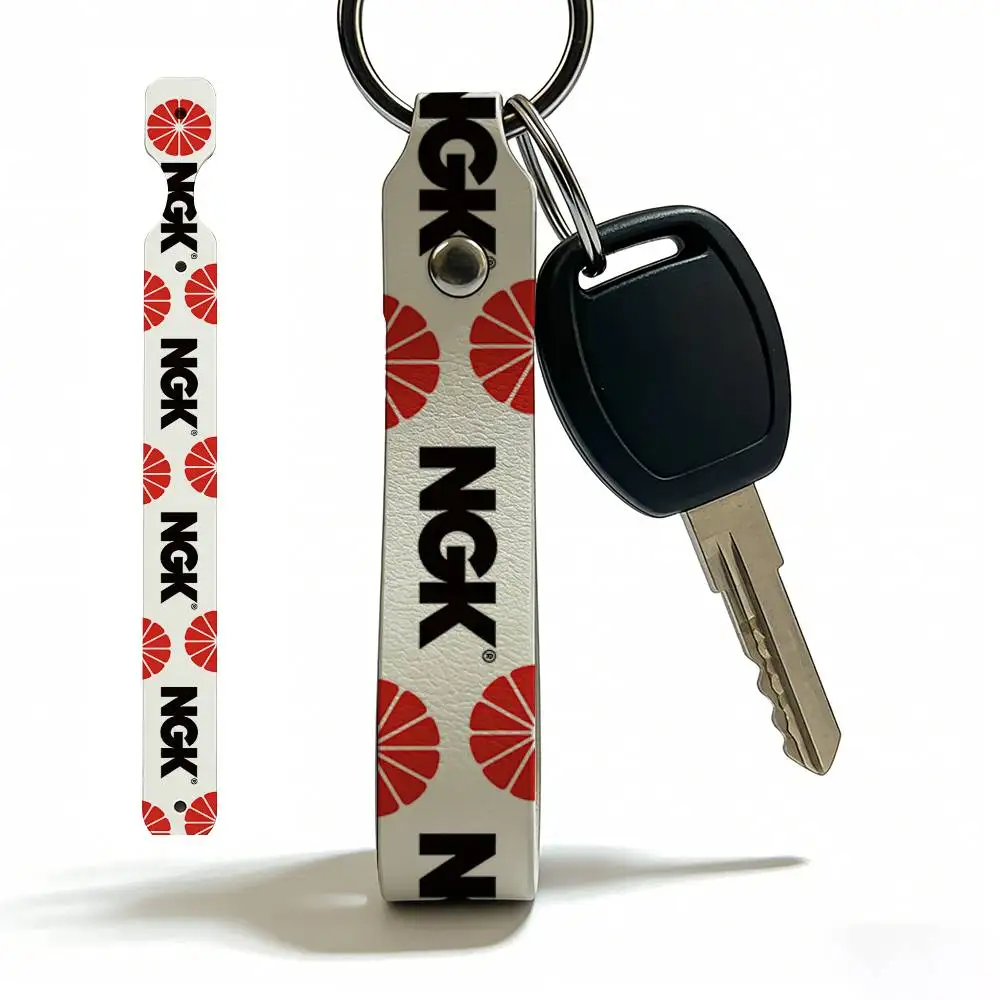 

Брелок для мотоцикла из мягкой искусственной кожи NGK, легкий держатель для ключей для скутеров и гоночных мотоциклов