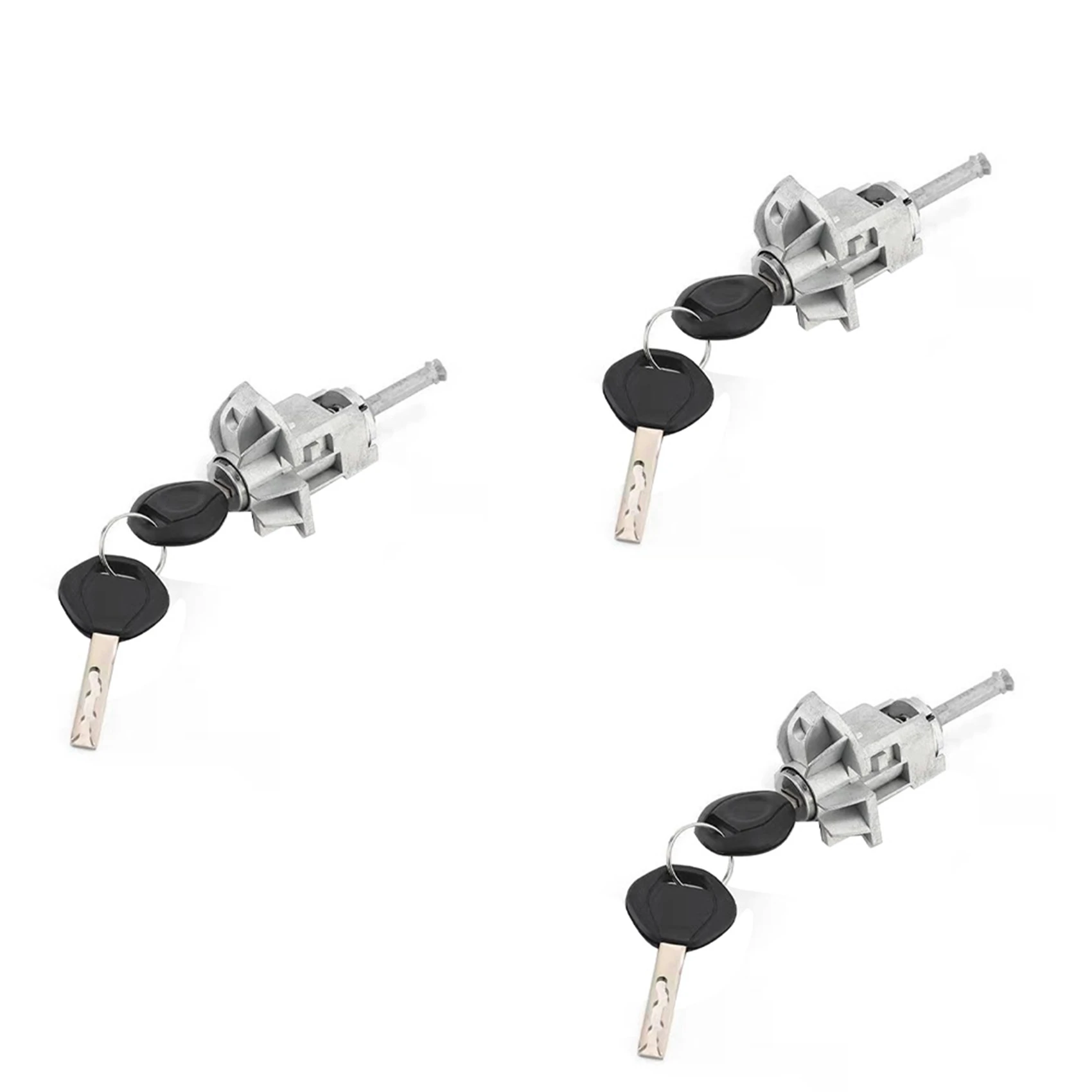 

3X Suitable for 2001-2006 BMW E46 3 Series Door Lock Cylinder Assembly, with 2 Keys 51217019975 Left Front Door