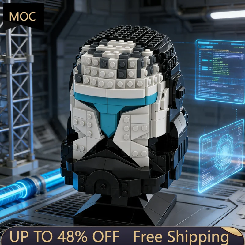 

Набор для сборки рыцарского шлема Delta Squad (3623 детали) MOC: Модульная конструкторная модель для творчества, игрушка для мальчиков, подарок на день рождения