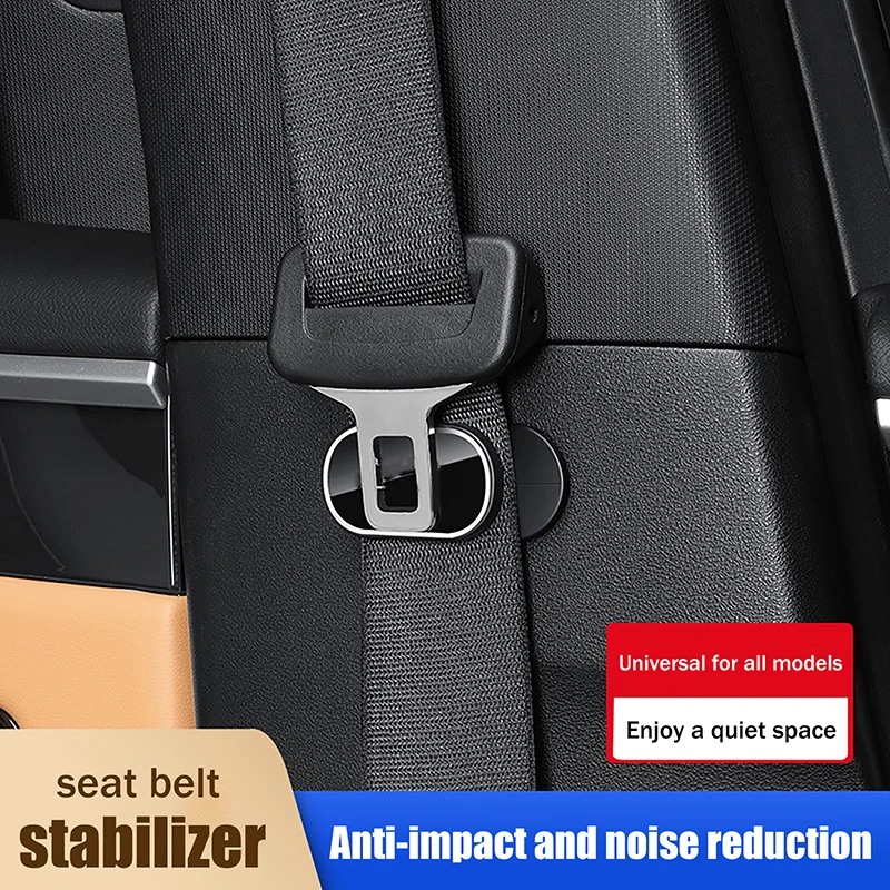 Magnetic Suction Car Seat Belt Fixing Clip Car Seat Belt Bracket Stabilizer Fastener Adjustable Clip Universal Seat Belt Stoppe