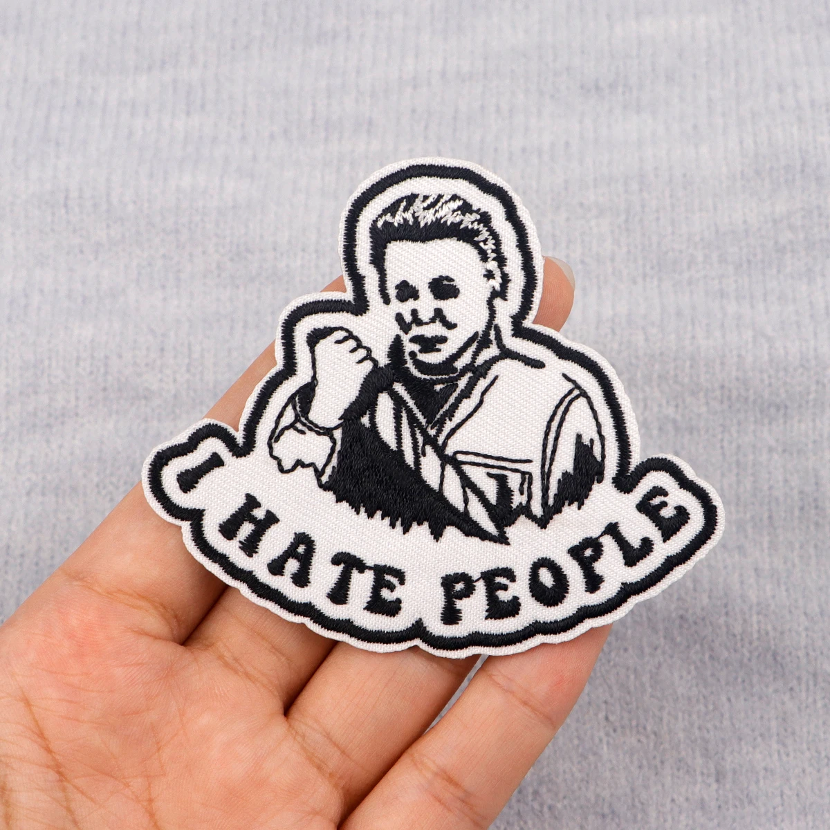 

Halloween Embroidery Patch Horror Movie Iron On Patches For Clothing Thermoadhesive Patches On Clothes DIY Sew Badges
