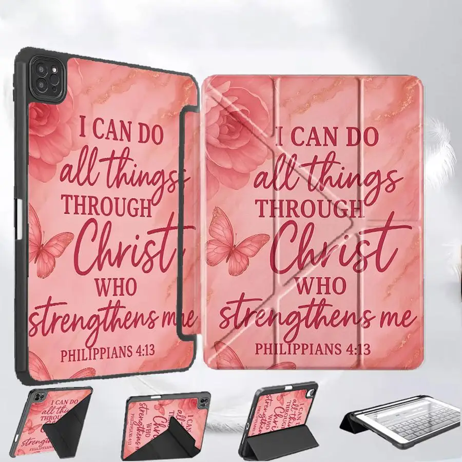 

Artistic Butterfly Pattern Holder Cover Tablet Case For iPad Pro 2025 Pro 11th 10th 9th 8th 7th 12.9inch Mini 6 7 Air 4 5 M3 M2