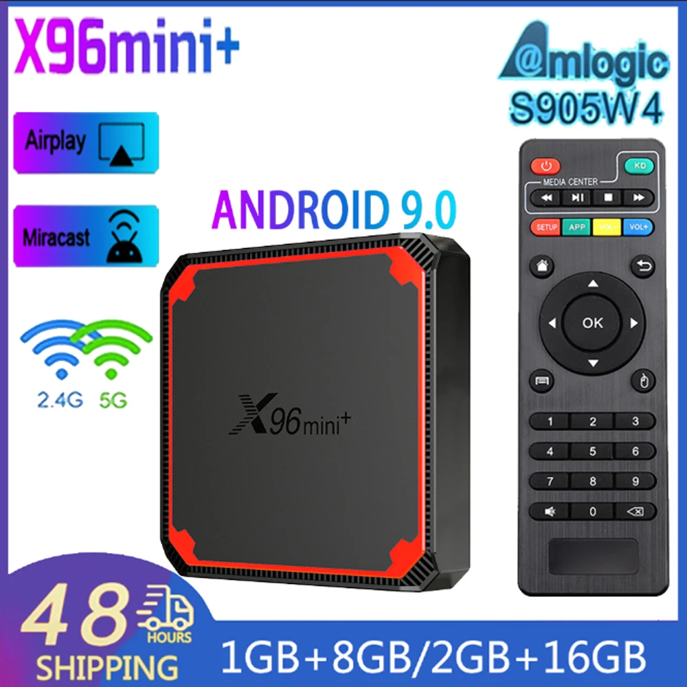 

Приставка Смарт-ТВ X96mini + Amlogic S905W4, Android 9,0, 2,4 ГГц и фото, Двойной Wi-Fi, HDR, 4K, ТВ-приставка, медиаплеер X96 Mini +