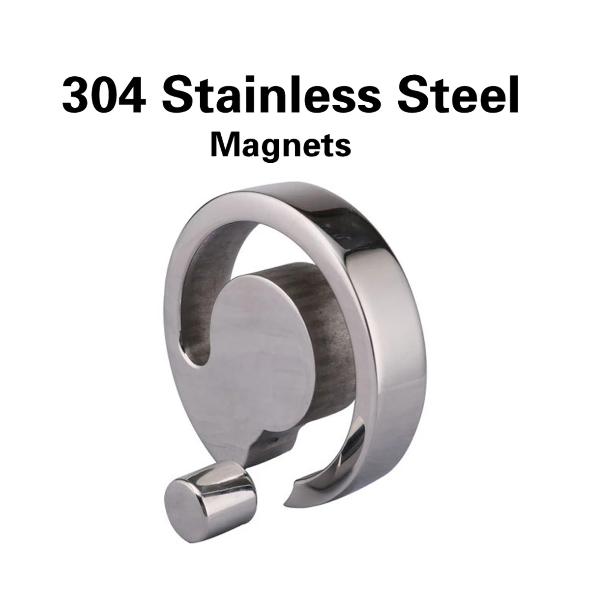Magnets Scrotum Weight-bearing Ring, 304 Stainless Steel Testicular Restraint Pendant, Penis Training, Adult Sex Toys - view 5