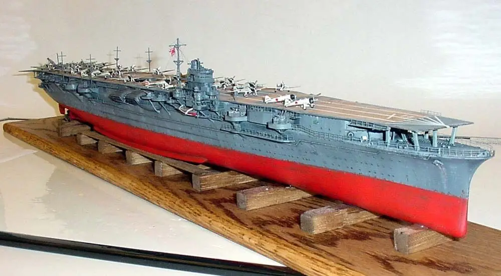 1:200 Scale WW2 Japan Shokaku Aircraft Carrier Handcraft Paper Model Kit 127cm Handmade Toy Puzzles