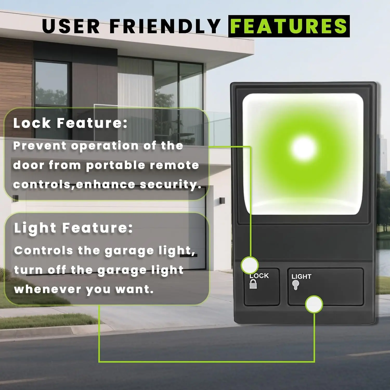 Door Exit Button  Access Control 78LM  Multi-Function Garage Door Opener Remote Control 315MHz 390MHz Wall Keypad Control Panel