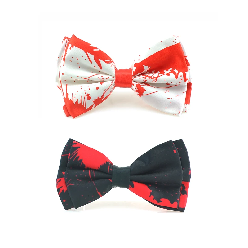 جديد ربطة عنق على شكل فراشة ربطة القوس فيونكة للرجال والنساء "هالوين دم مصاص دماء" تصميم فستان سهرة ربطة عنق Gravata حفل زفاف بووتيس هدية