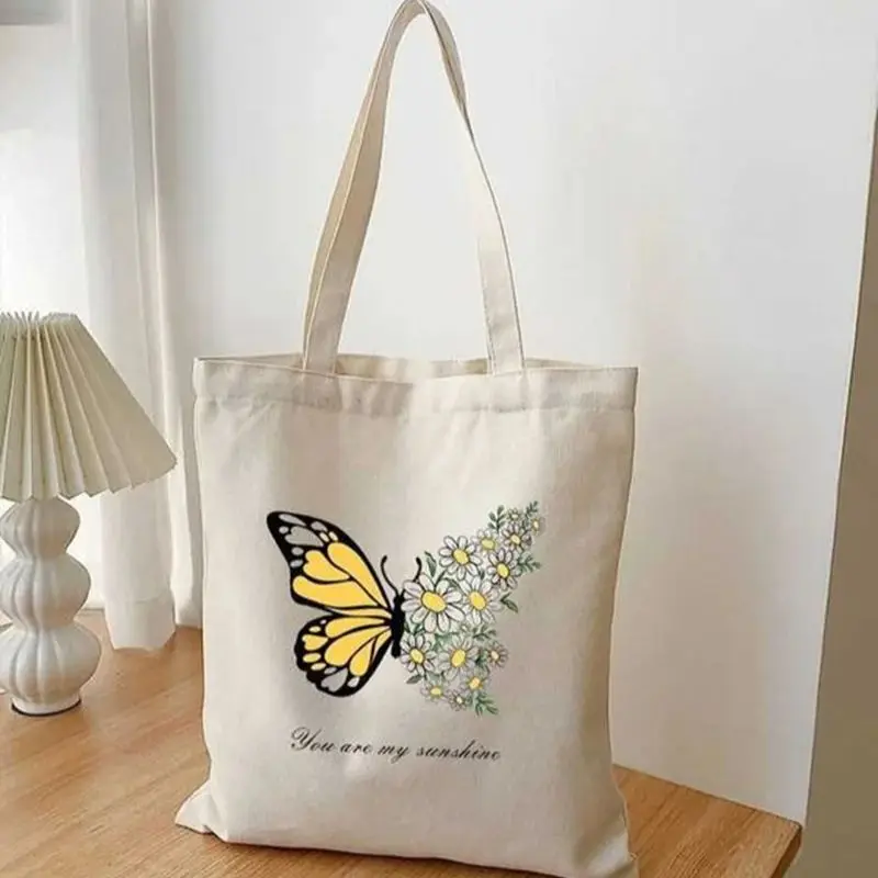 100 قطعة/الوحدة حقيبة قماش قطنية اقتصادية مع شعارك قابلة لإعادة الاستخدام تسوق البقالة لترويج الإعلان وتغليف الهدايا #3