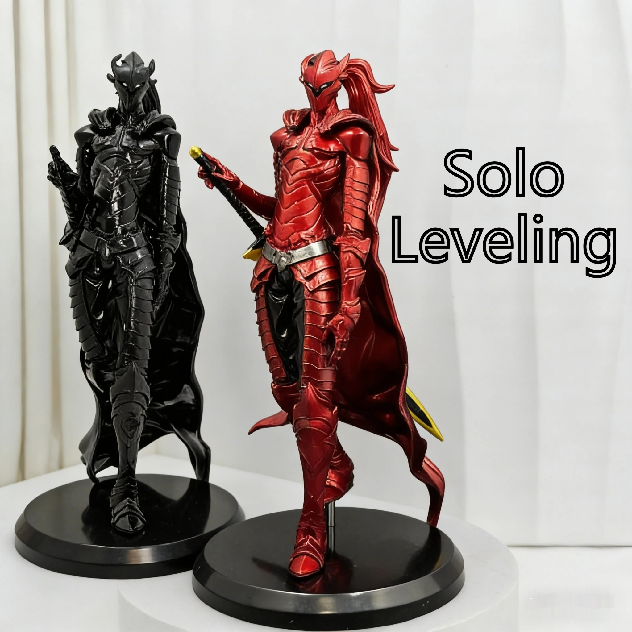 【Spot】Anime Solo Leveling Igris Figur – Blood-Red Knight & Shadow Knight Ver Desktop-Dekoration, Sammlerstück, Geschenk für Anime-Fans