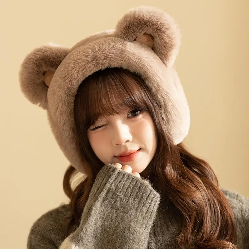 cache-oreilles-d'hiver-pour-femmes-motif-ours-de-dessin-anime-protection-contre-le-froid-couvre-oreilles-mignons-pour-filles-accessoires-de-mode-chapeau-et-echarpe