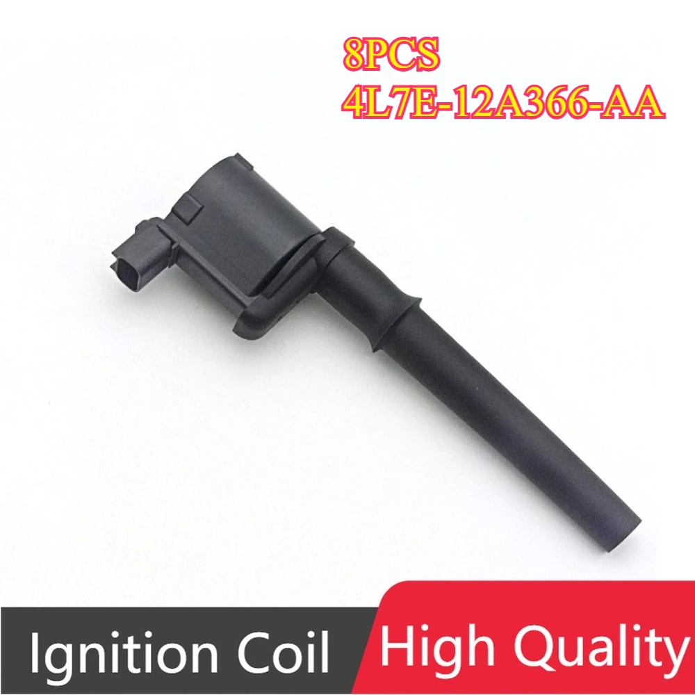 8Pcs 4L7E-12A366-AA 4L7E12A366AA 1F3U12029AA Ignition Coils For Ford Mustang Lincoln Continental Navigator Mercury Marauder