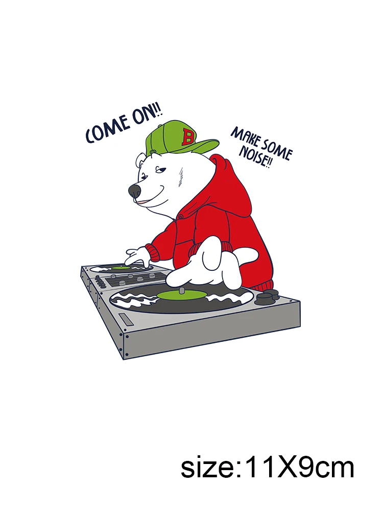 LETOP stiker bungkus cangkir Uvdtf Beruang Musik dan kelinci 1 buah stiker Transfer bungkus cangkir Uv Dtf bungkus 16 Oz untuk kaca