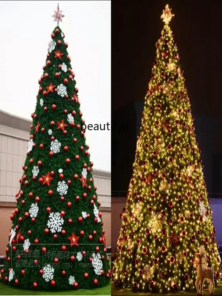 

YH Large Christmas tree frame Christmas shopping mall hotel decoration tree
