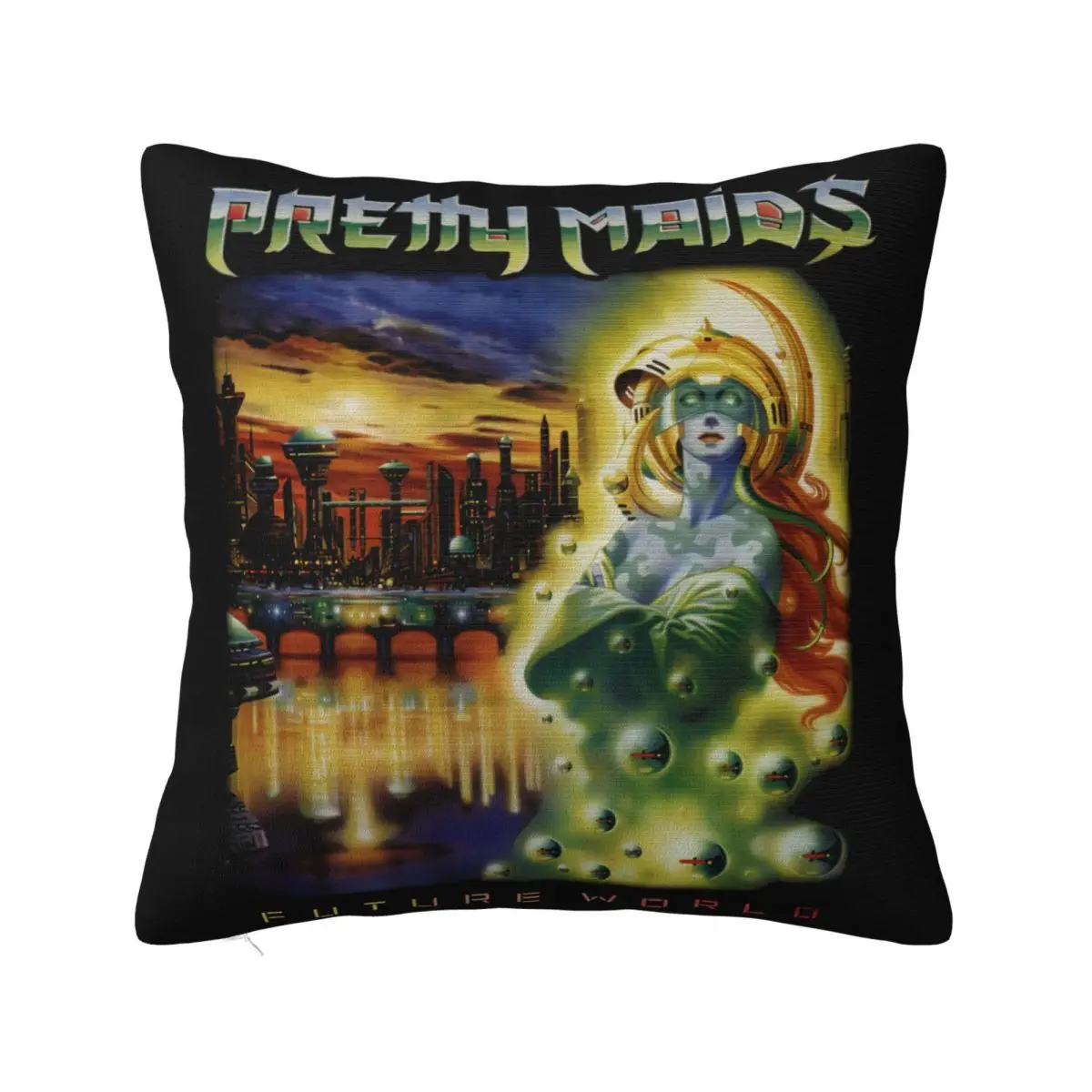 Pretty Maids Future World Black Hard Rock Heavy Metal Gotthard New Loose Hip Hop Animal More Colors Pillow Case