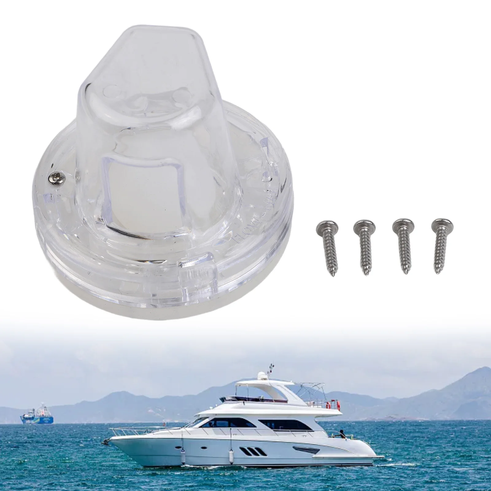 

Boat Self-Bailing Scupper Valve Positive Seal Drain Cover 1-1/8 Inch Drain Valve Plug Deck Floor Drain Hole Check Valve